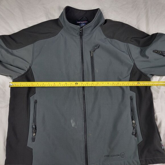 Free Country Mens 3XL Black Gray Full Zip Jacket Winter Warm Casual Outdoors - Picture 10 of 13